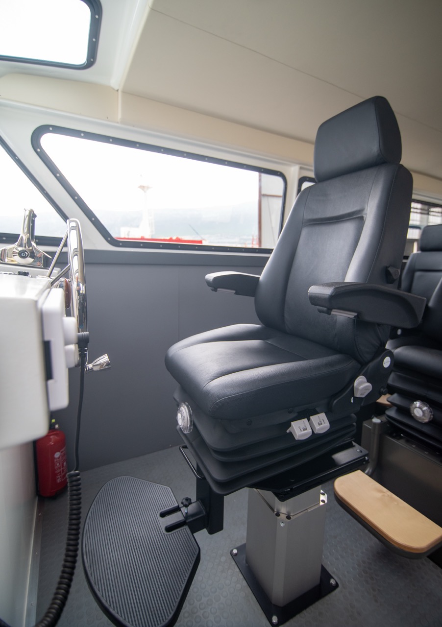 Interior manufacturing of the "PILOT C50 MAXX" motor boat by OSNOVA.YACHTS