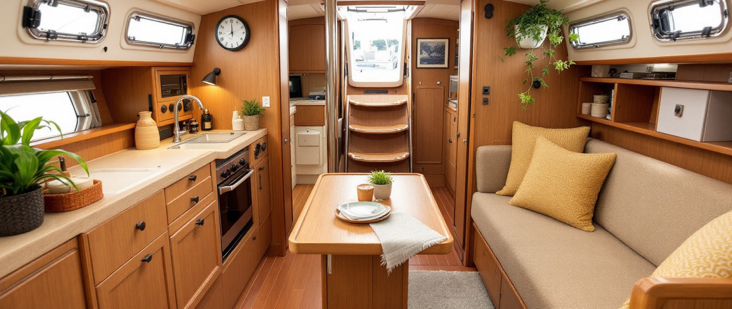 Popular yacht interior design styles including classic, modern, minimalist, and Mediterranean.