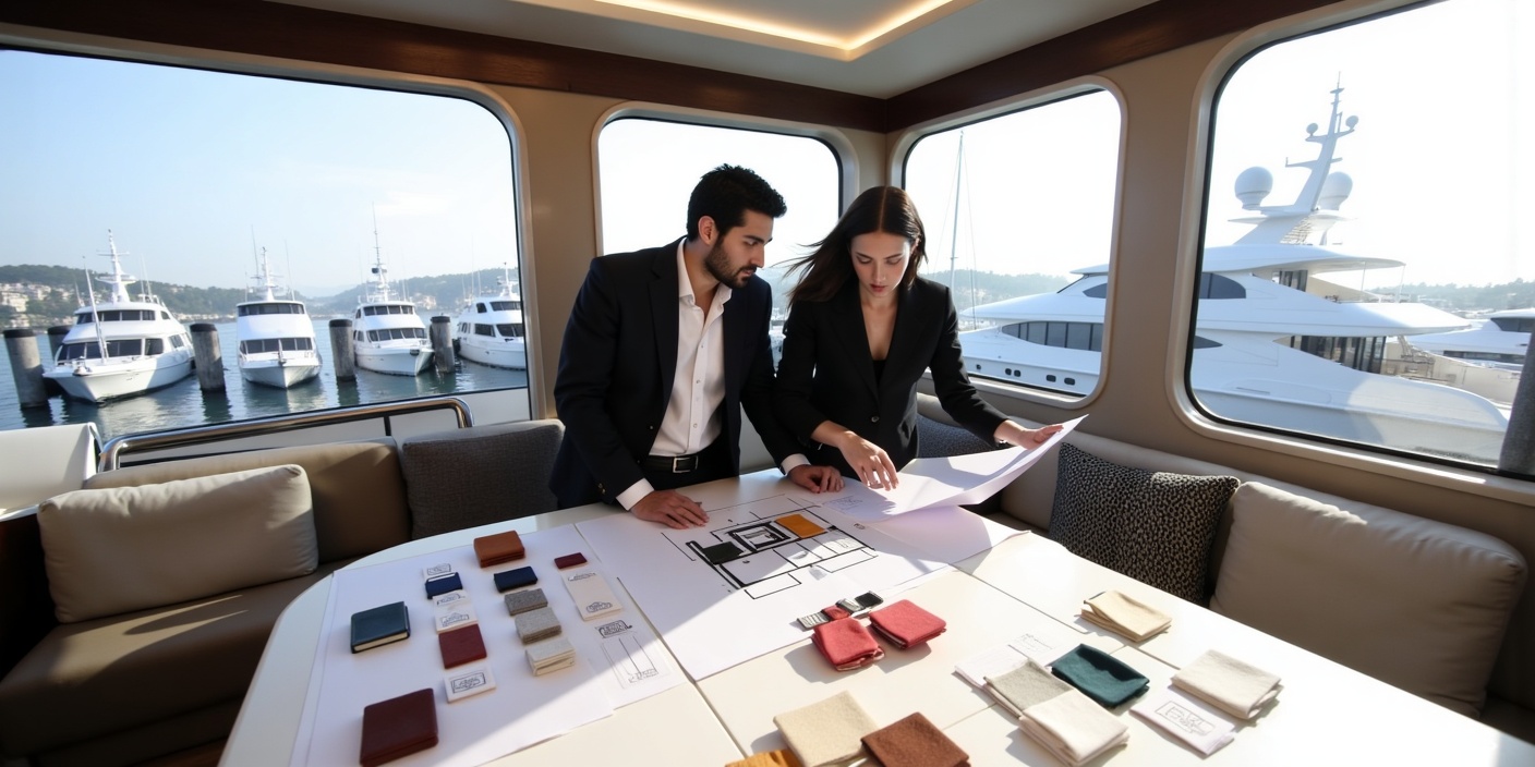 Popular yacht interior design styles including classic, modern, minimalist, and Mediterranean.