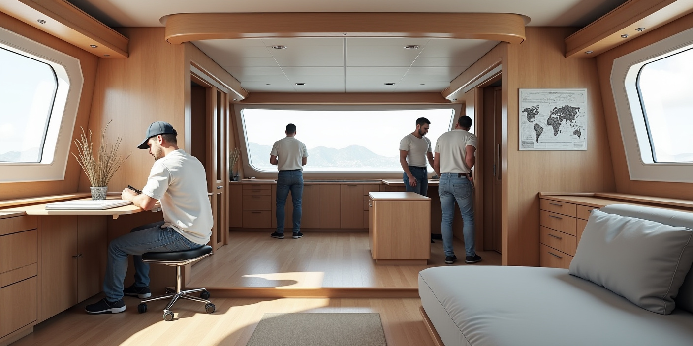 Popular yacht interior design styles including classic, modern, minimalist, and Mediterranean.