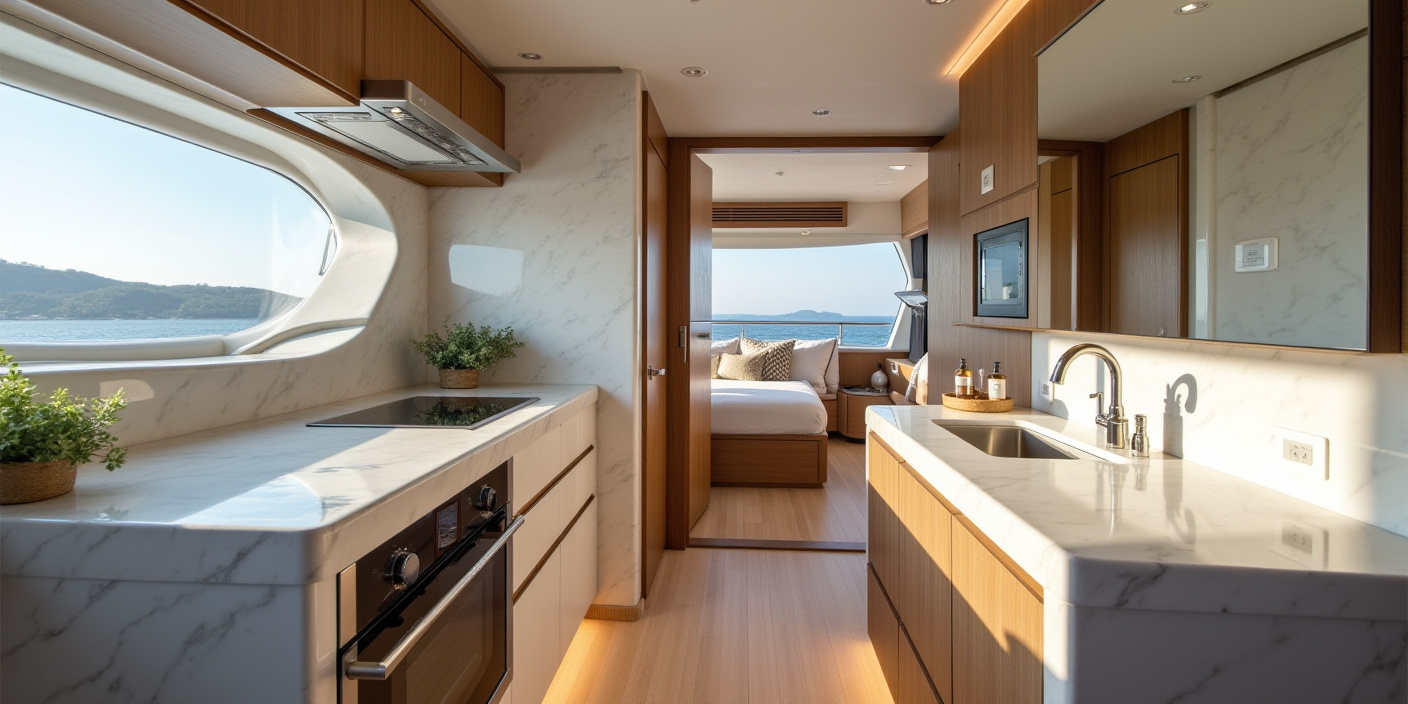 Popular yacht interior design styles including classic, modern, minimalist, and Mediterranean.