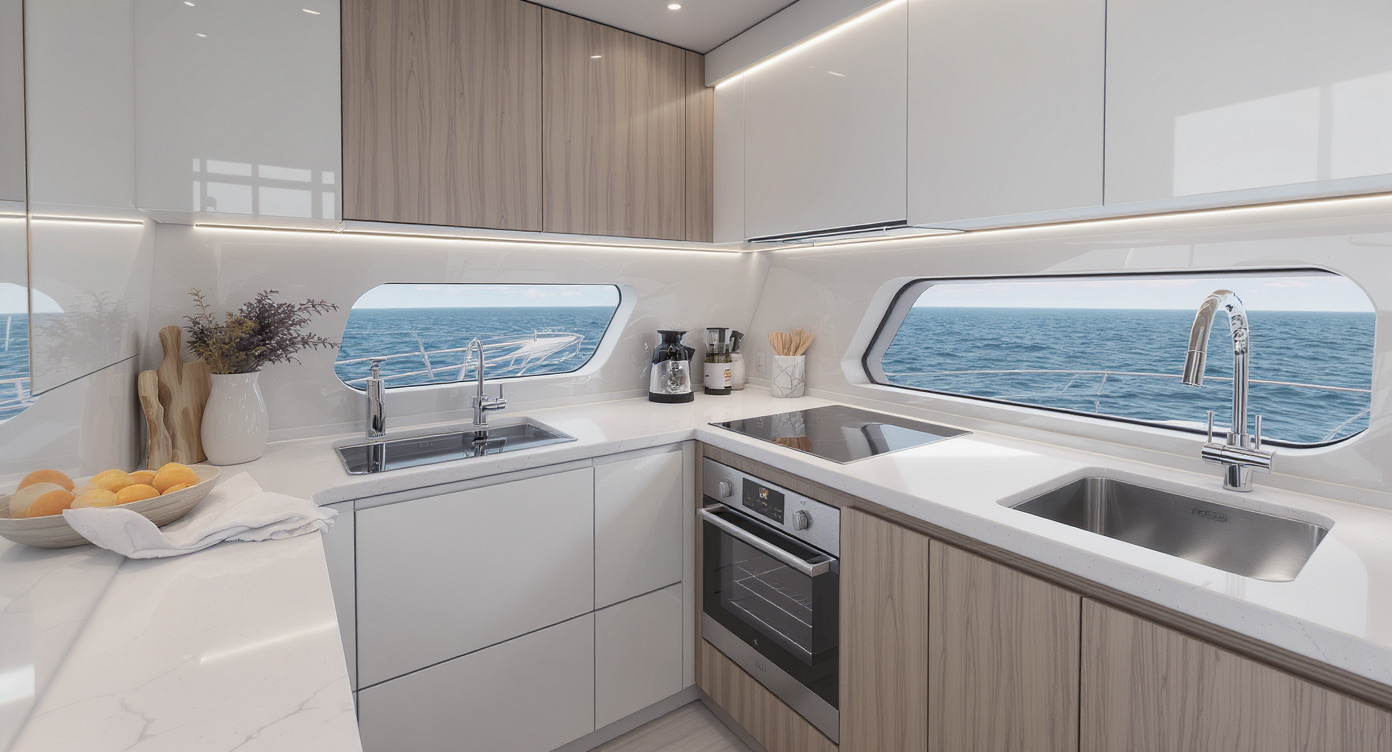 Popular yacht interior design styles including classic, modern, minimalist, and Mediterranean.