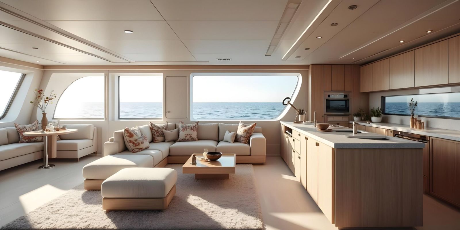 Popular yacht interior design styles including classic, modern, minimalist, and Mediterranean.