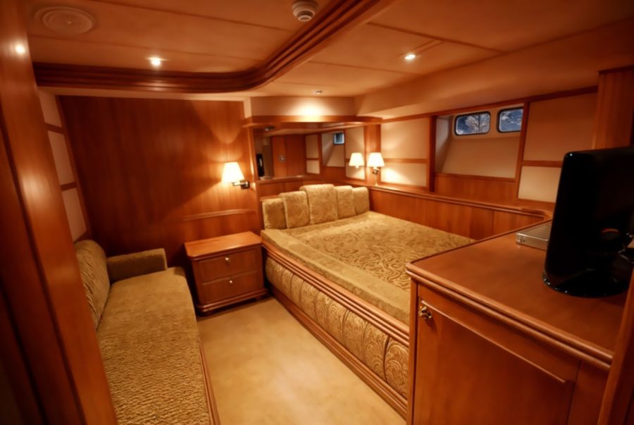 A full-scale renovation of the "Saint Nicholas" mega yacht, featuring custom interiors, premium materials, and expert craftsmanship
