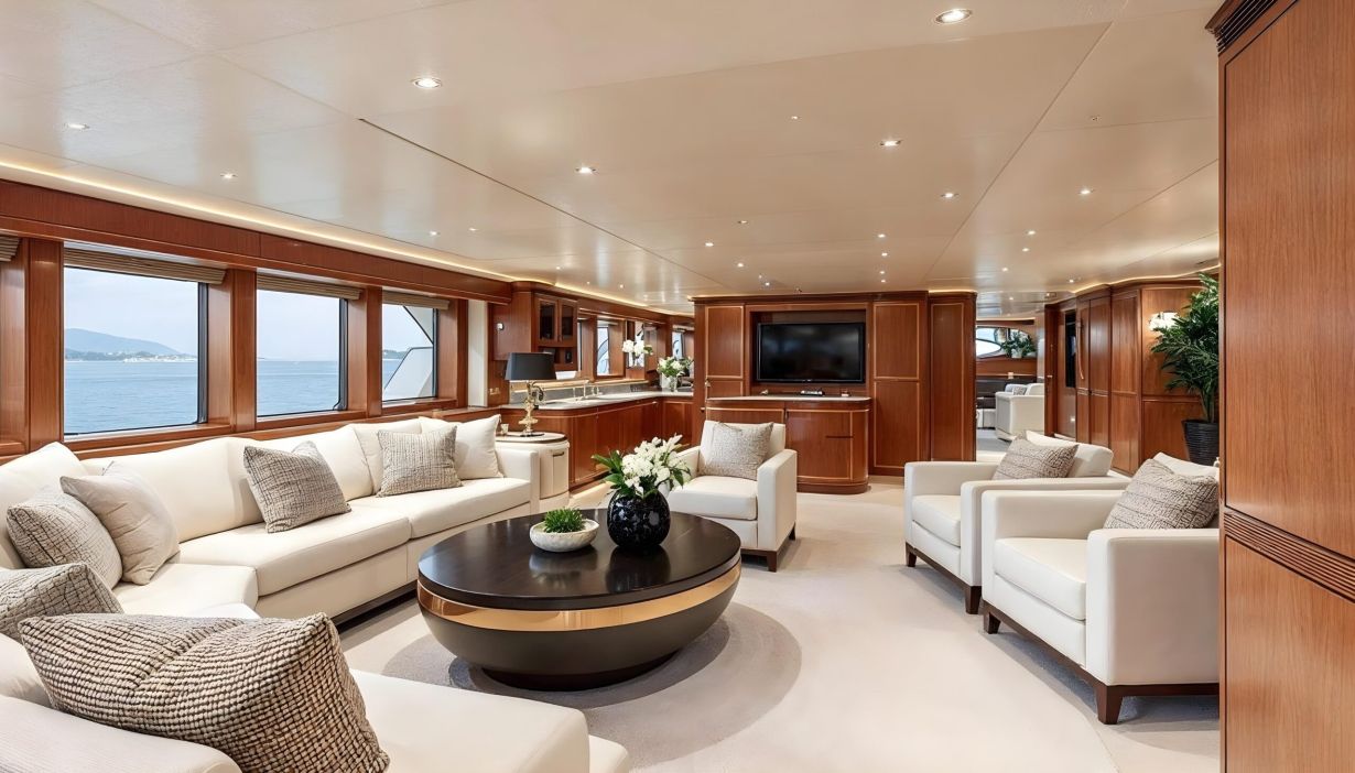 Premium yacht interior craftsmanship by OSNOVA.YACHTS