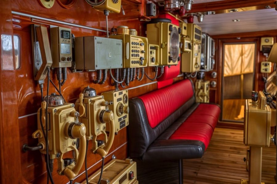 Professional redesign and manufacturing of cabin interiors for the "PITSUNDA" yacht by OSNOVA.YACHTS, using premium materials and modern design techniques