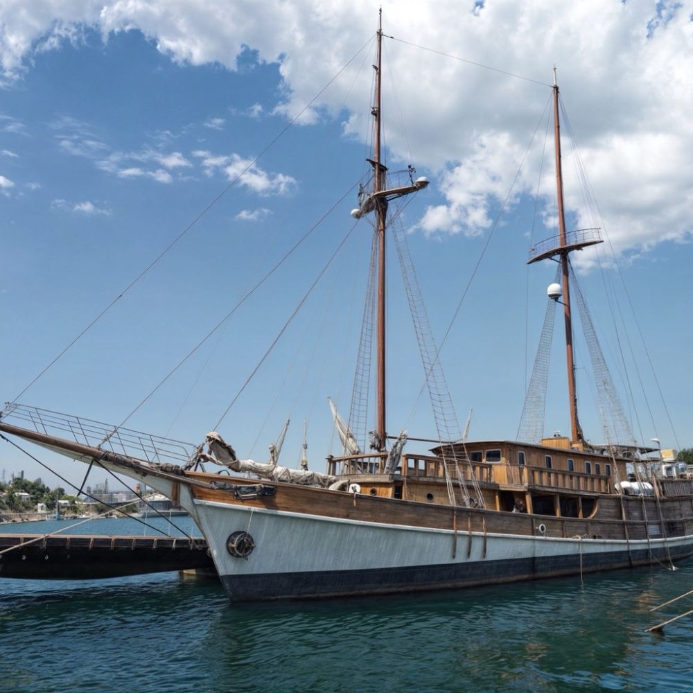 Interior transformation of the historic "Novaya" yacht