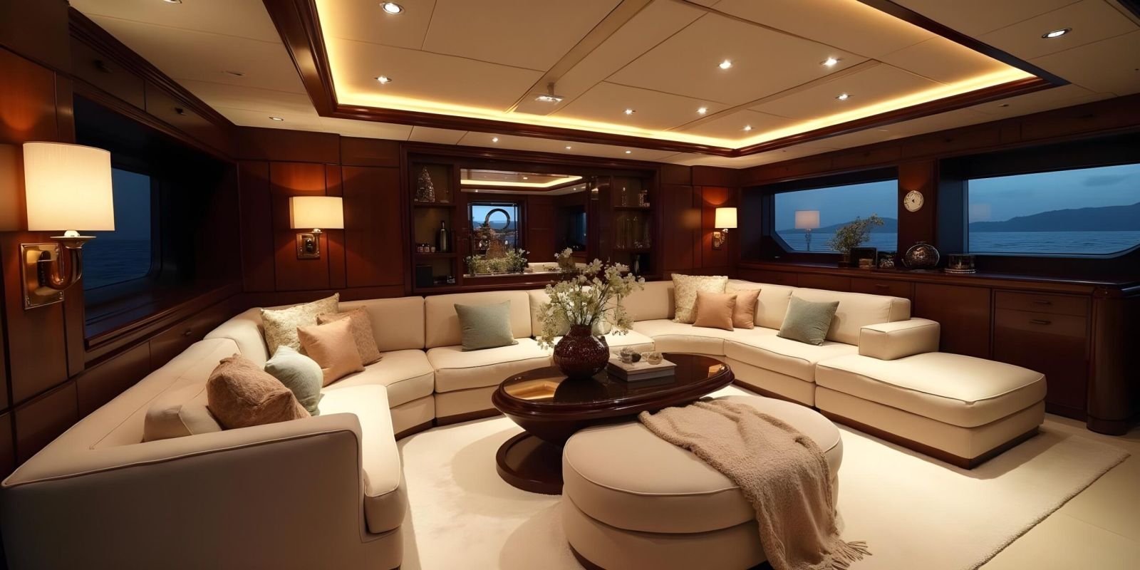 Popular yacht interior design styles including classic, modern, minimalist, and Mediterranean.