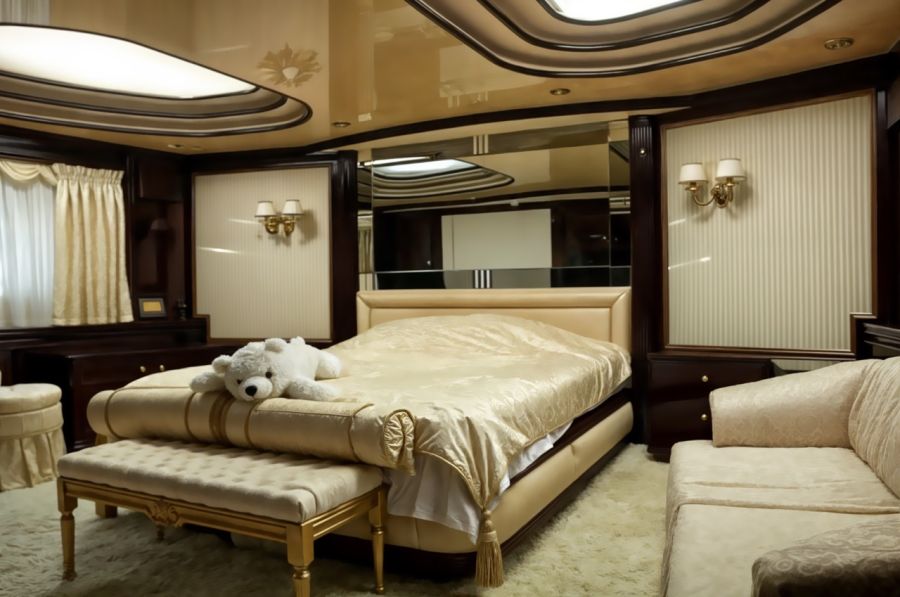 A full-scale renovation of the "Saint Nicholas" mega yacht, featuring custom interiors, premium materials, and expert craftsmanship